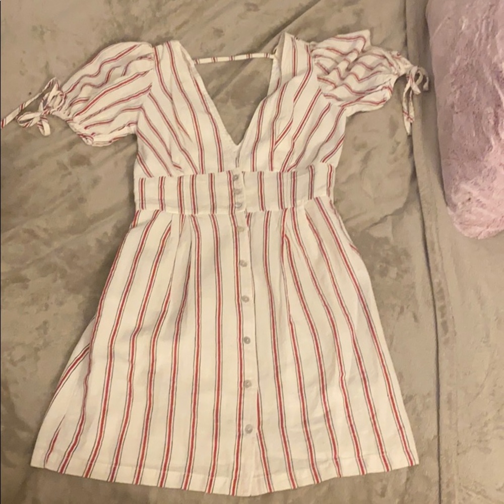 Stripped mini dress